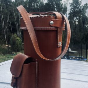 Bolso Matero 100% Cuero Suela