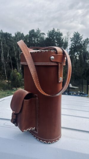 Bolso Matero 100% Cuero Suela