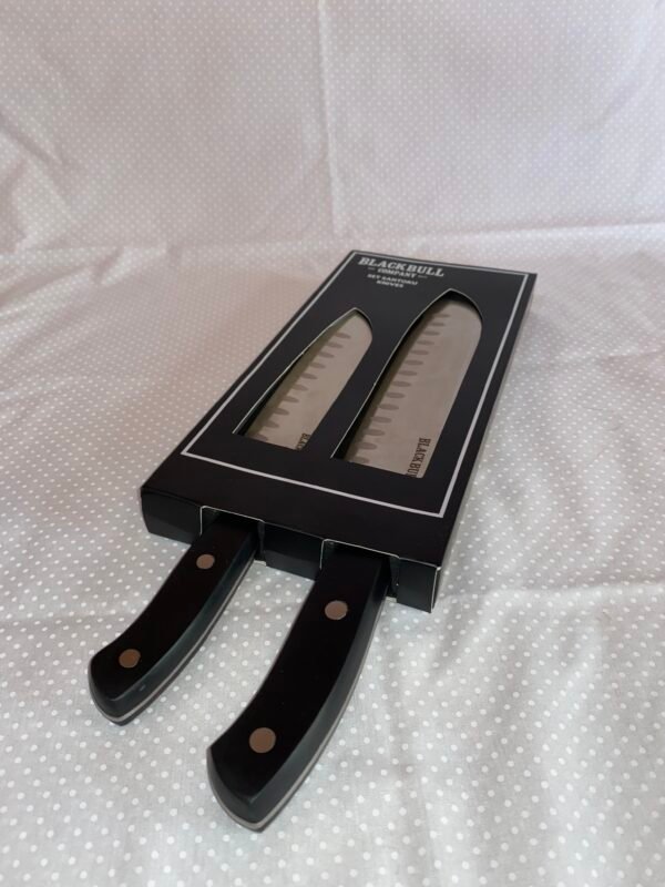 Set Santoku Texas Black Bull – 7” y 5”