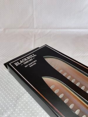 Set Santoku Texas Black Bull – 7” y 5”