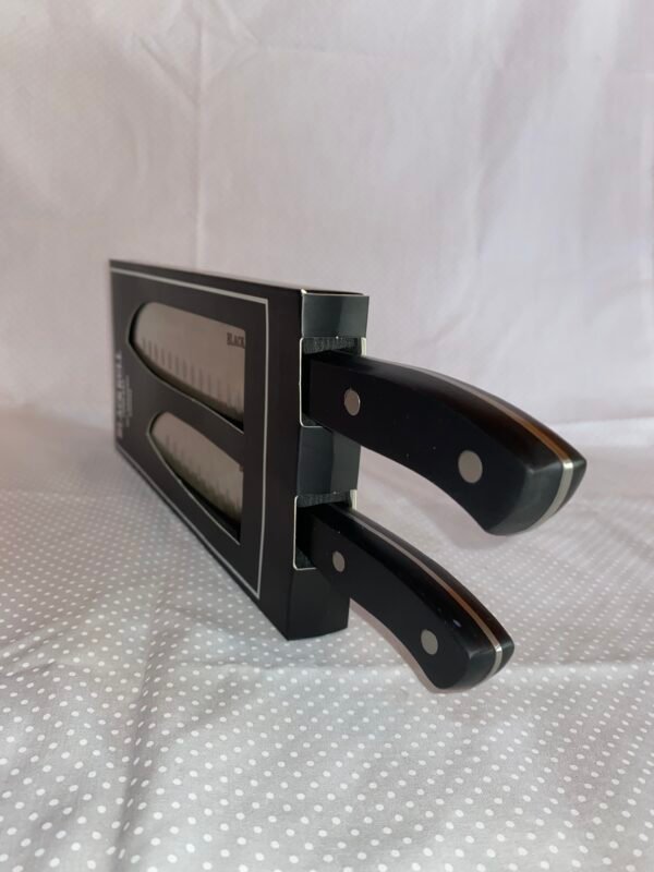 Set Santoku Texas Black Bull – 7” y 5”