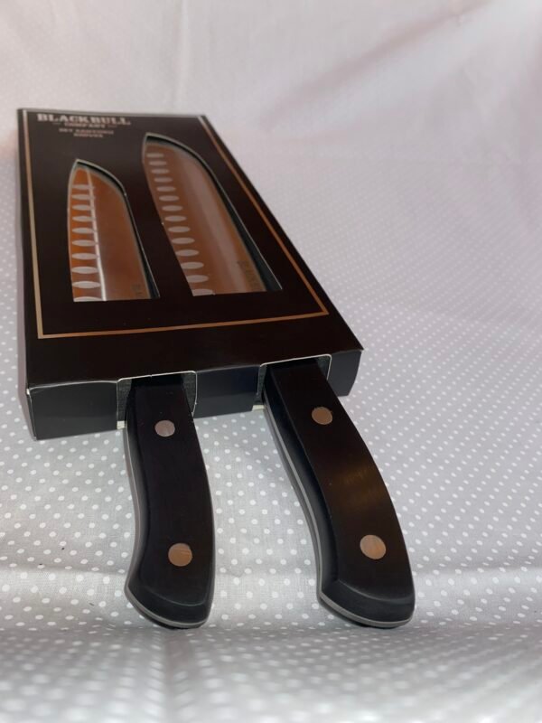 Set Santoku Texas Black Bull – 7” y 5”