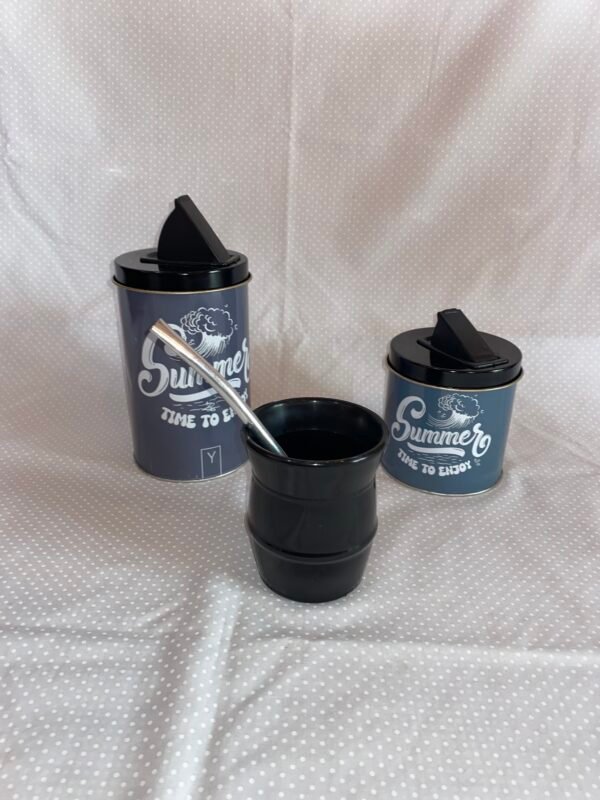 Juego de Yerb Azuc Mate Saturno