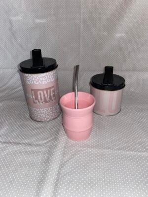 Juego de Yerb Azuc Mate Saturno