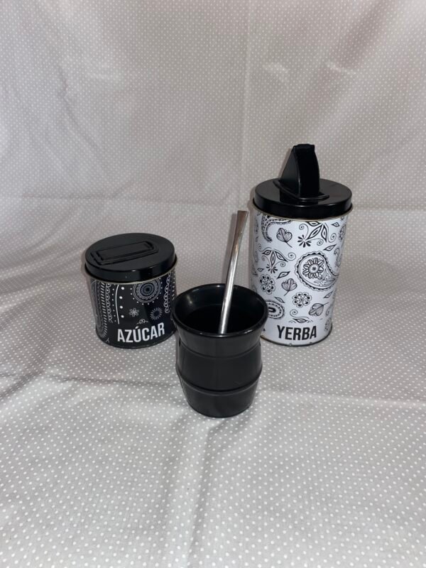 Juego de Yerb Azuc Mate Saturno