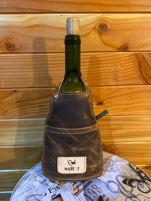 Pecherita de Cuero para Botellas