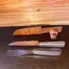 IMG_4624 Set de Cuchillo y Tenedor Asador – Funda de Cuero