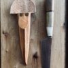 Cuchillo Artesanal c/ Funda de Cuero