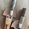 Cuchillo Artesanal c/ Funda de Cuero