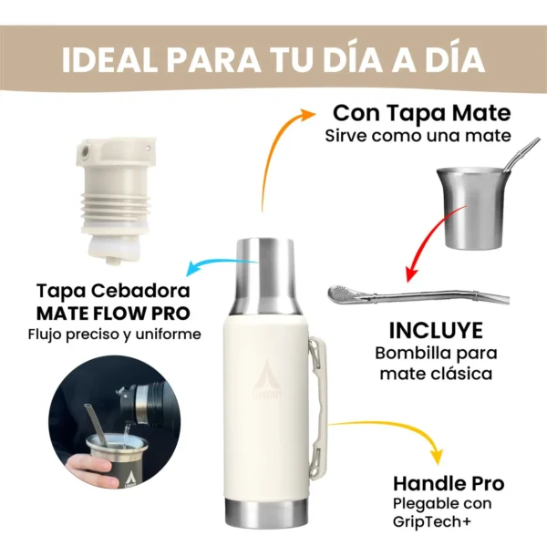 Termo Mate Flow PRO 1200 ml – LUKOUT