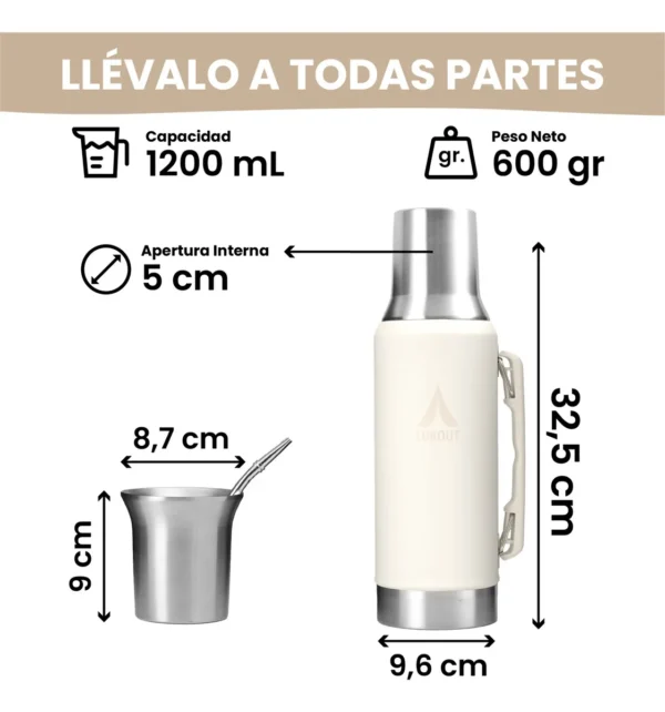 Termo Mate Flow PRO 1200 ml – LUKOUT