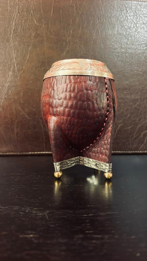 img_4015 Torpedo cuero Croco - Alpaca Cincelado