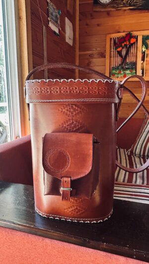 Bolso Matero 100% Cuero Suela
