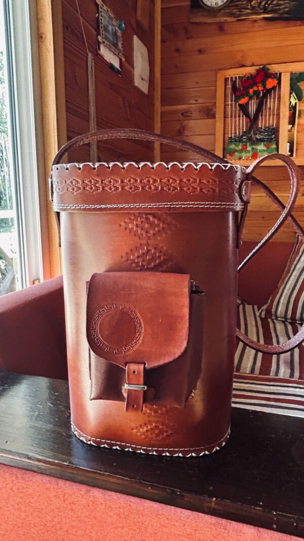 Bolso Matero 100% Cuero Suela