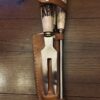 Cuchillo Artesanal Gaucho con Chaira y Tenedor Parrillero