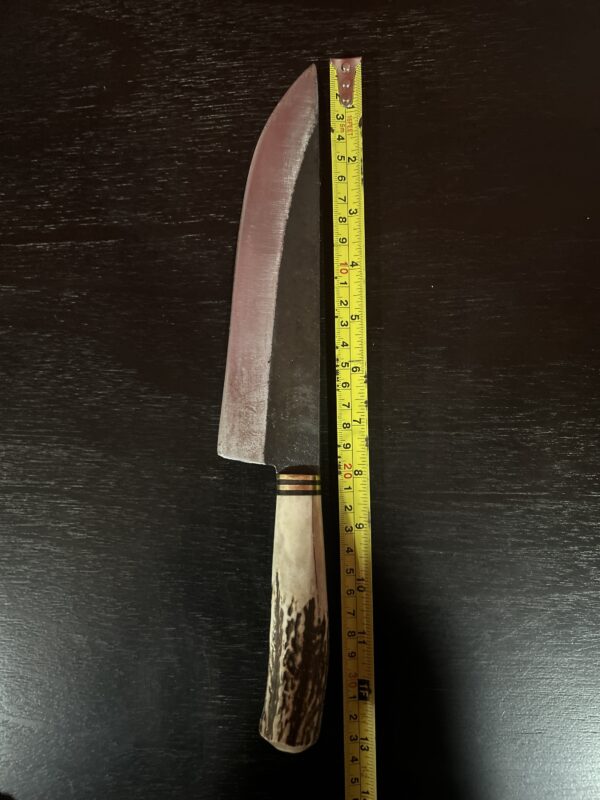 Cuchillo Artesanal Gaucho con Chaira y Tenedor Parrillero