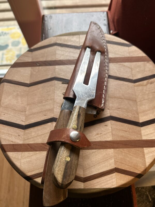 img_7693 Cuchillo Artesanal y Tenedor Trinchante Gaucho