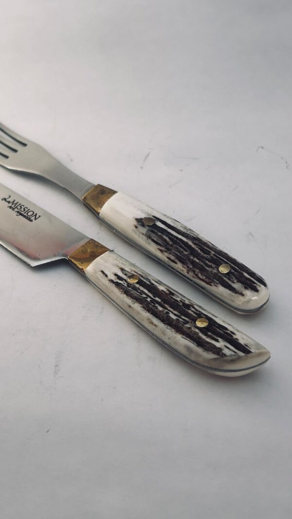 Set Cuchillo y Tenedor – Mango de Asta