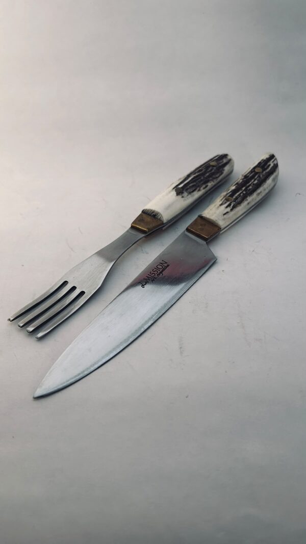 Set Cuchillo y Tenedor – Mango de Asta