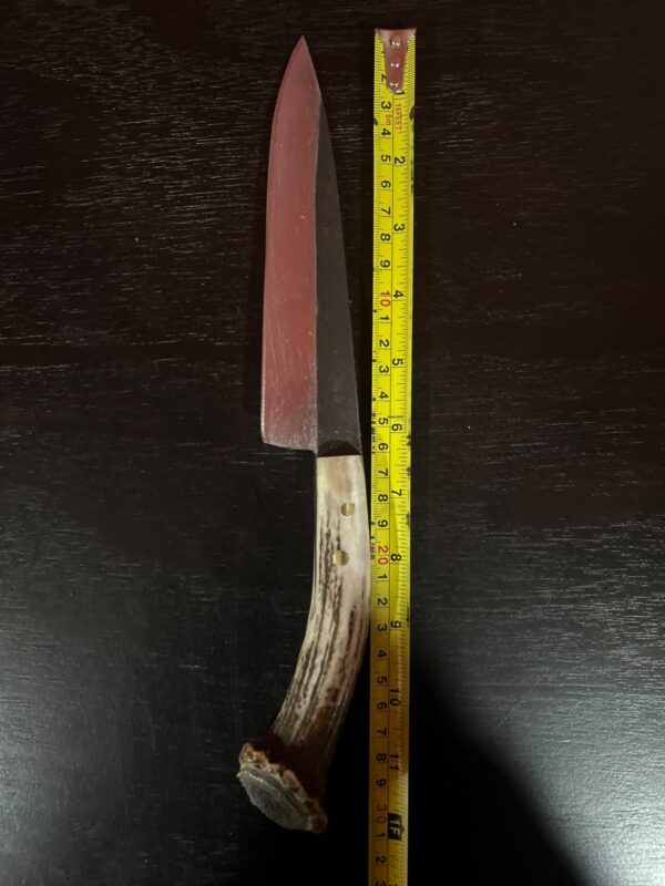 WhatsApp Image 2026-08-25 at 9.05.38 PM Cuchillo Criollo con Mango de Asta Ciervo