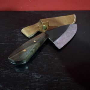 Cuchillo Artesanal Tipo Coquero – Mango de Madera
