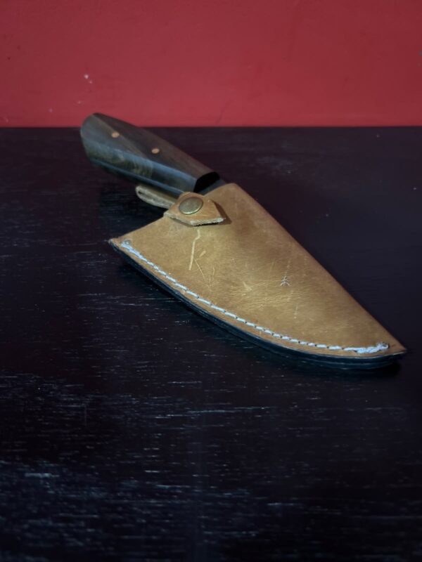 Cuchillo Artesanal Tipo Coquero – Mango de Madera
